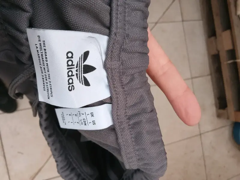Pantalon Adidas hombre gris talla L - 5