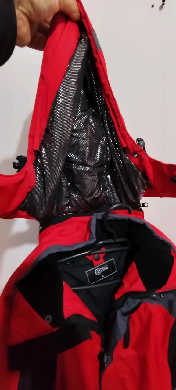 Parka Hombre Absolute Zero 3 en 1 Rojo/Negro - 6