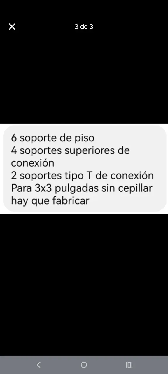 Conjunto de soportes metálicos para construcción - 4