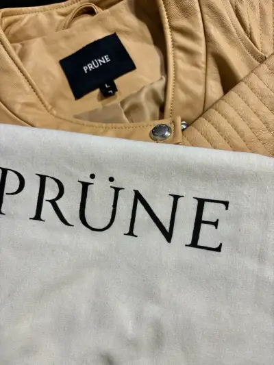 Chaquetas de cuero roja y camel  Prüne (2X) - miniatura 6