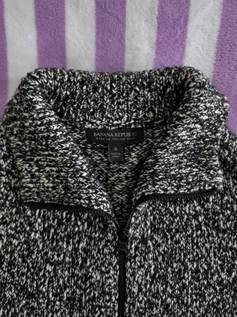 Chaleco de lana gris Banana Republic - 2