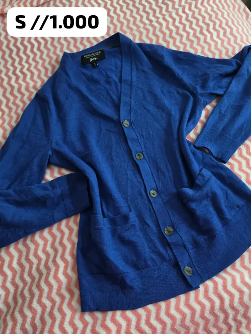 Cárdigan azul Banana Republic para mujer