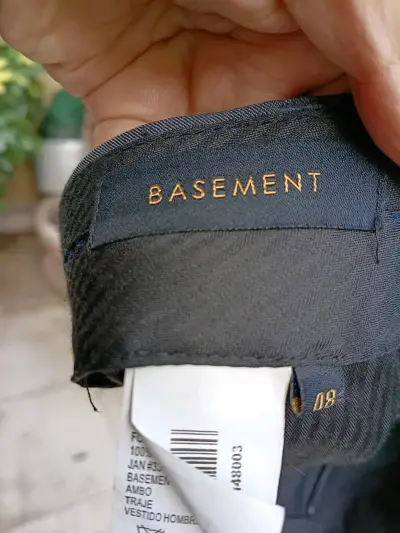 Traje formal gris marca Basement - miniatura 6