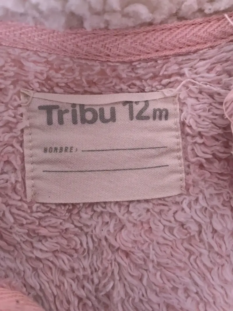 Chaqueta polar rosada para niña - 2