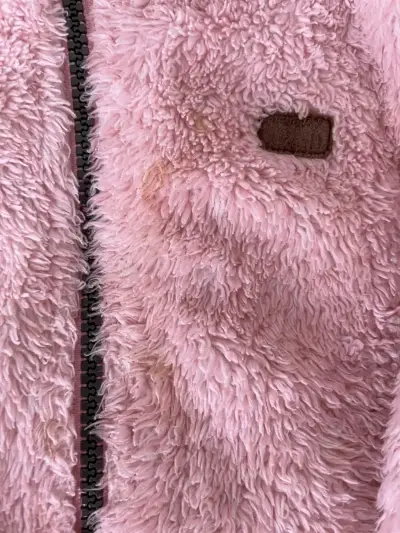 Chaqueta polar rosada para niña - miniatura 5