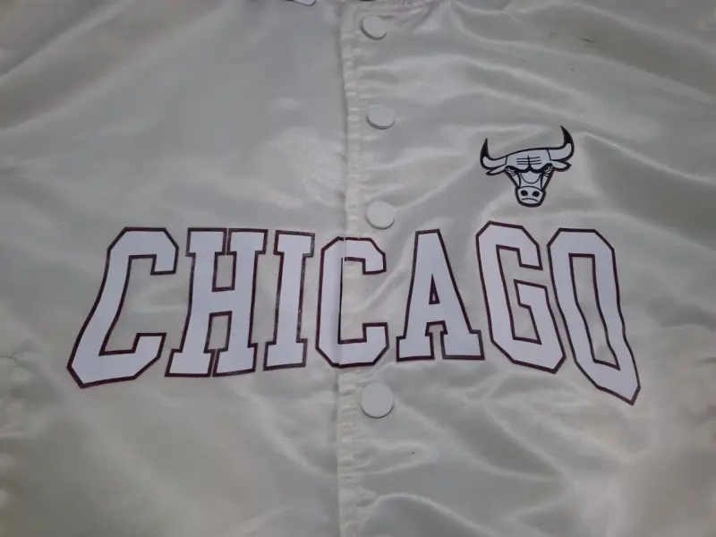 Chaqueta NBA Chicago Bulls blanca women - 4