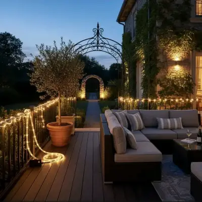 Cinta de luces LED cálida 10 METROS - miniatura 5