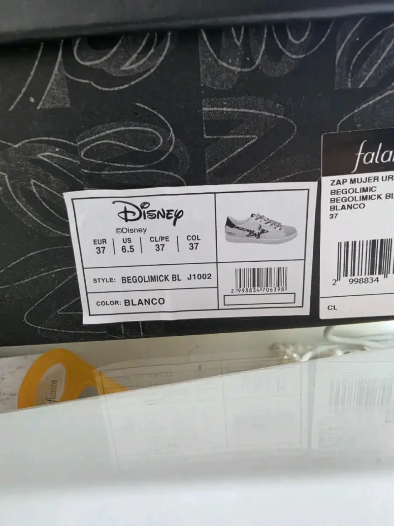 Zapatillas blancas Disney Mickey con estrella - 6