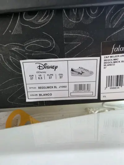 Zapatillas blancas Disney Mickey con estrella - miniatura 6