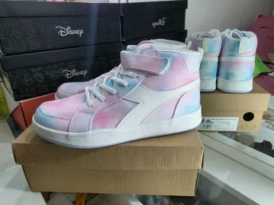 Zapatillas altas multicolor estilo tie-dye - miniatura 2
