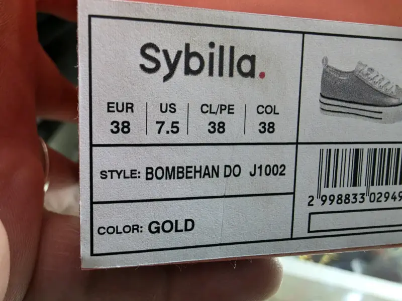 Zapatillas doradas con plataforma - 5