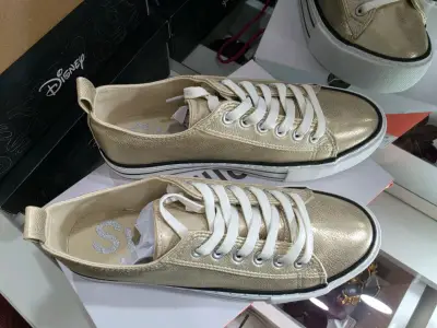 Zapatillas doradas con plataforma - miniatura 6