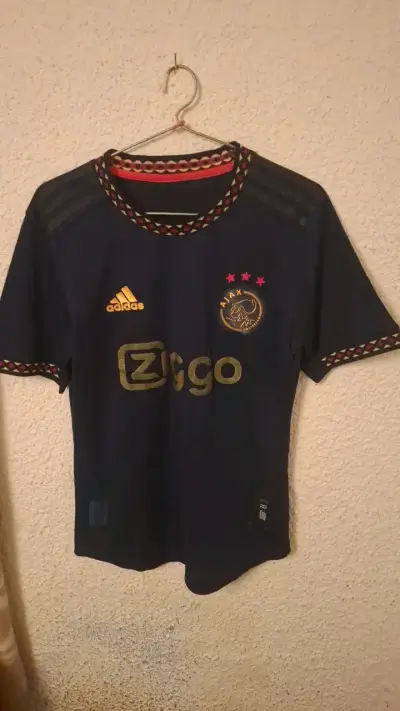 Camiseta Adidas Ajax Ziggo azul oscuro - miniatura 1
