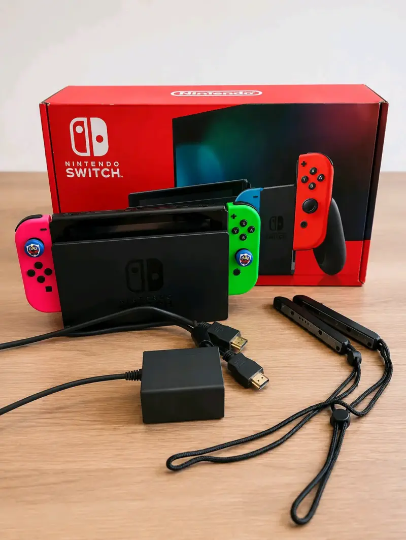 Consola Nintendo Switch con Joy-Con neón