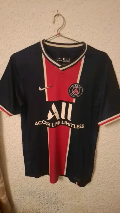 Camiseta PSG Nike Dri-Fit azul y roja - miniatura 1