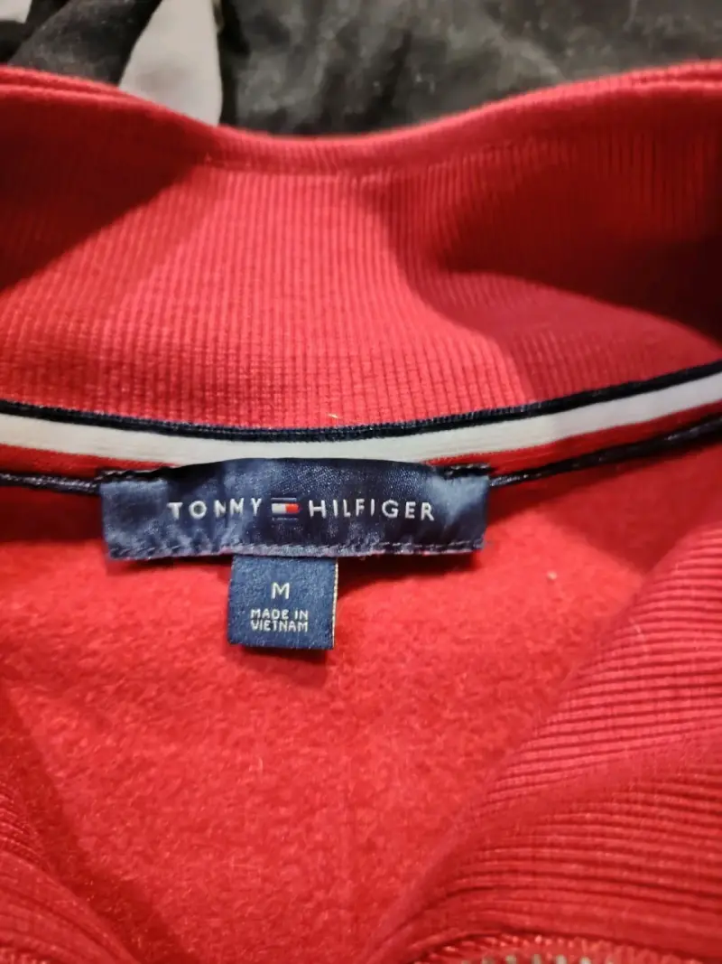 Polerón rojo Tommy con cierre - 2