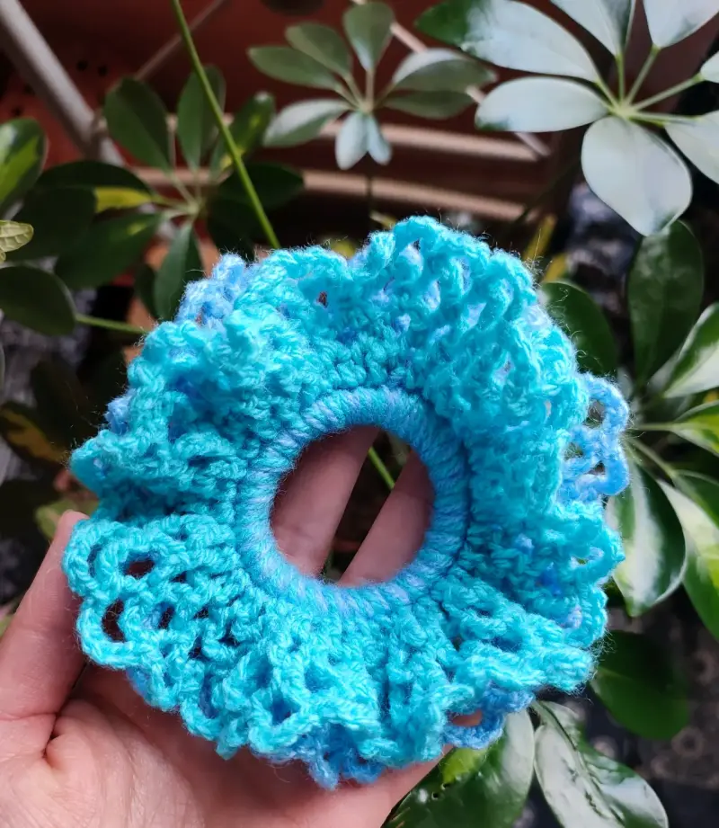 Coletero tejido a crochet colorido - 4