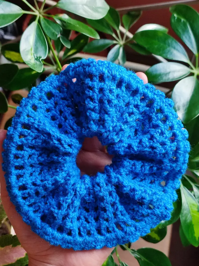Coletero tejido a crochet colorido - 6