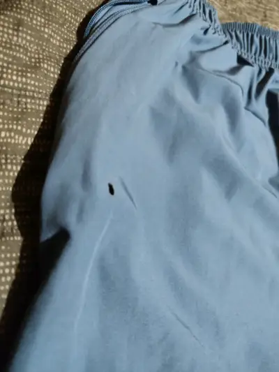 Short deportivo azul Adidas - miniatura 5