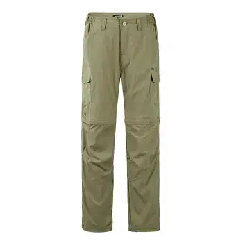 Pantalones cargo desmontables color caqui - miniatura 1