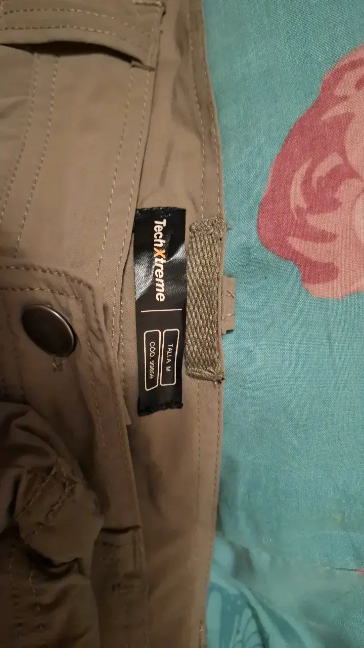 Pantalones cargo desmontables color caqui - 2
