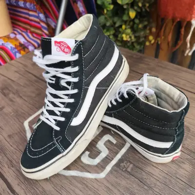 Zapatillas Vans Sk8-Hi negras clásicas - miniatura 2