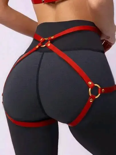 Arnés de cuerpo rosa - 2