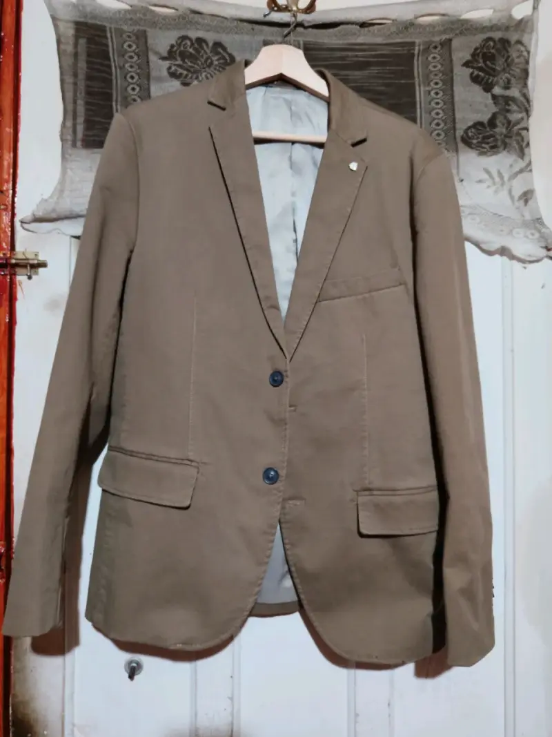 Blazer marrón casual para hombre - 1
