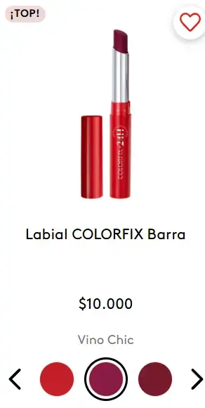 Labial en barra COLORFIX Vino Chic