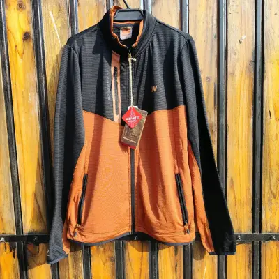Chaqueta Weinbrenner negra con detalles naranjas - miniatura 4
