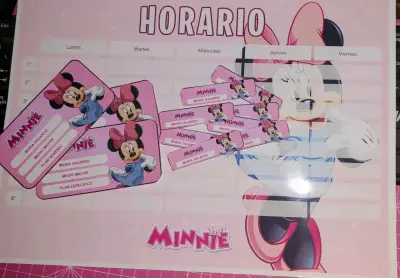 Set de etiquetas y horario - miniatura 1