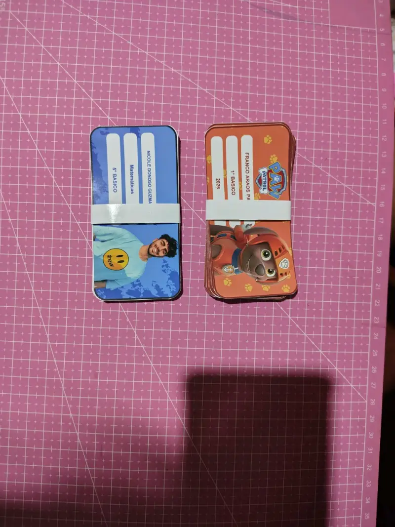 Set de etiquetas y horario - 3