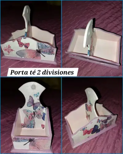 Caja decorativa grande con diseño floral - miniatura 6