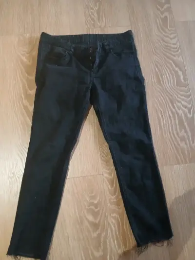 Jeans azul oscuro para mujer en buen estado - miniatura 4