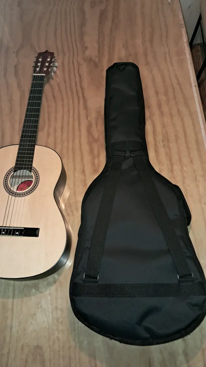 Funda acolchada para guitarra acústica negra - 4