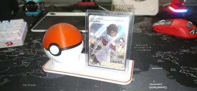 Expositor de carta con pokebola, Impresión 3d - miniatura 1