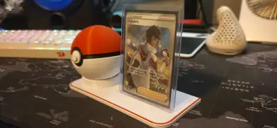 Expositor de carta con pokebola, Impresión 3d - miniatura 3
