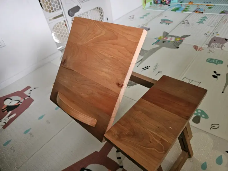 Mesa plegable de madera raulí - 3