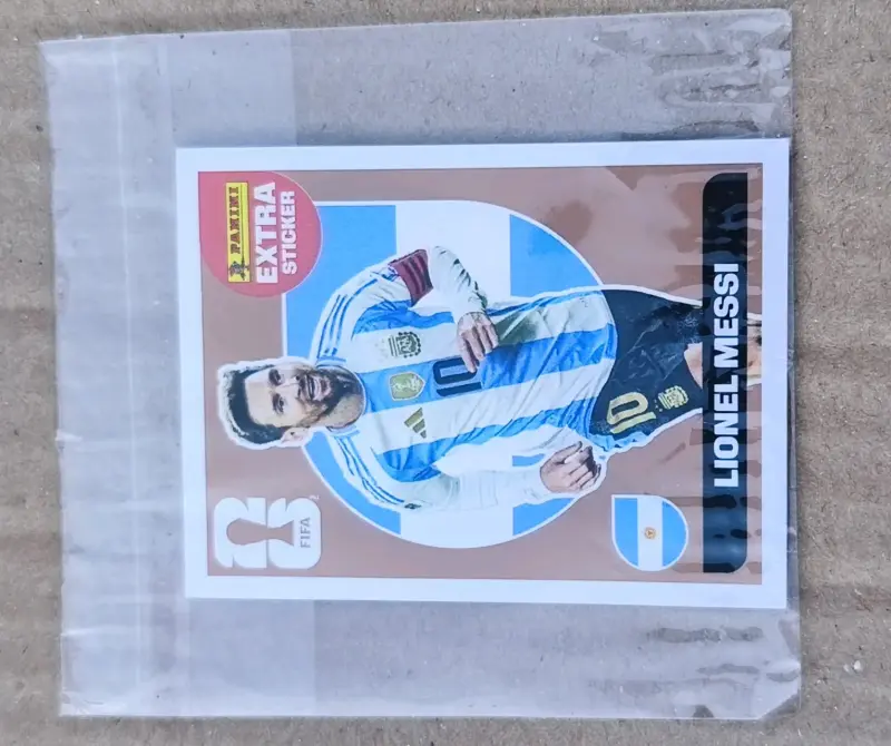 Lámina Panini Lionel Messi FIFA Extra - 2