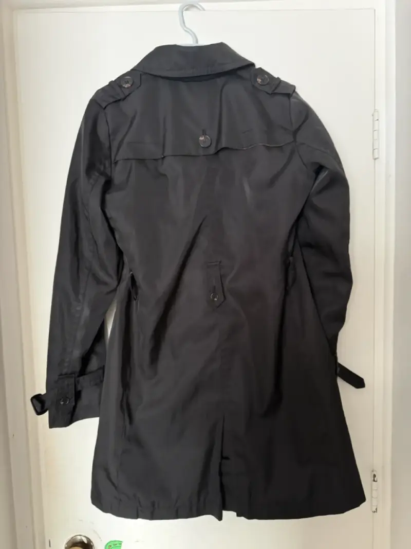 Trench negro Alaniz para mujer - 2
