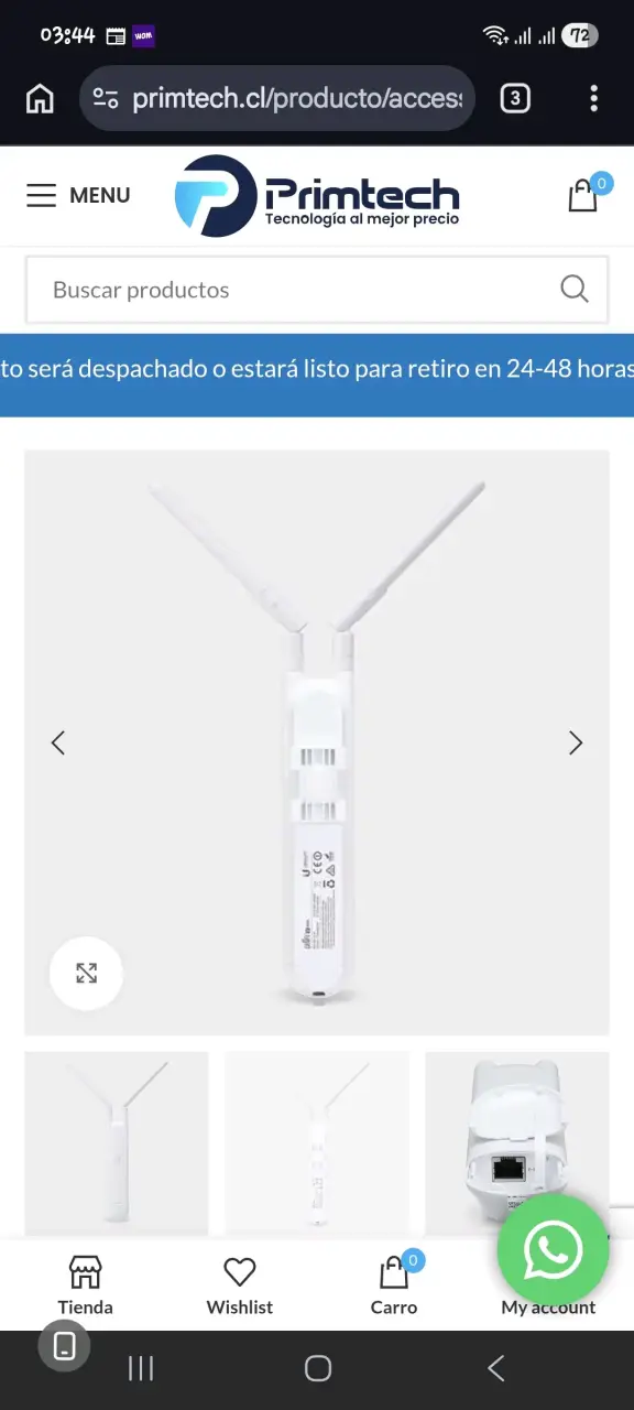 Extensor de señal WiFi Ubiquiti potente - 1