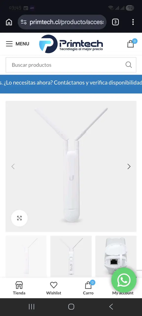 Extensor de señal WiFi Ubiquiti potente - 2