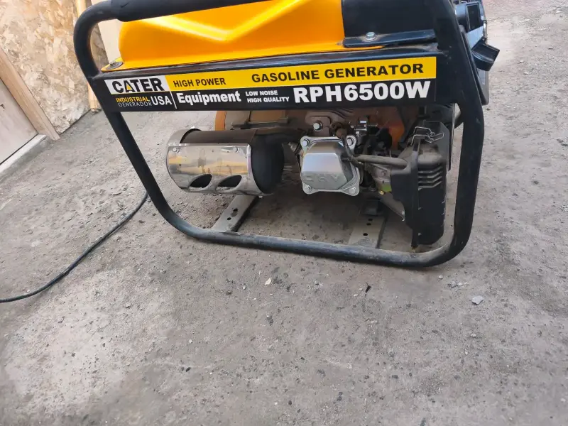 Generador eléctrico portátil amarillo - 3