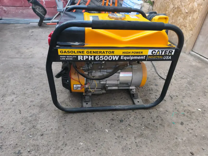 Generador eléctrico portátil amarillo - 4
