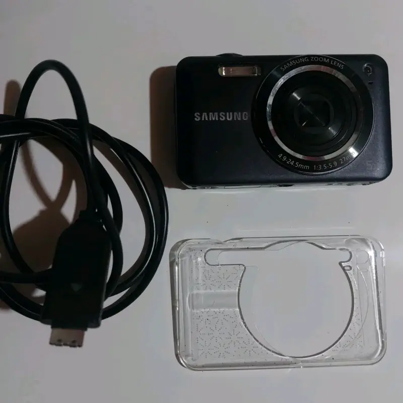 Cámara digital Samsung ES75 con cable y funda - 1