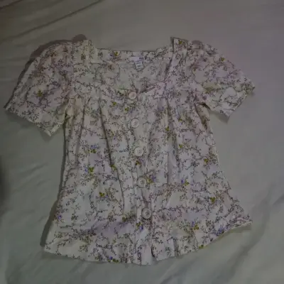 Blusa floral de manga corta H&M - miniatura 1