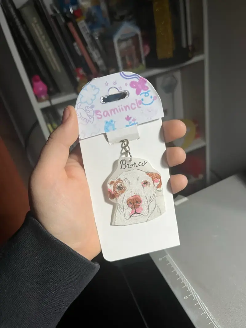 Llavero de perro personalizado - 1