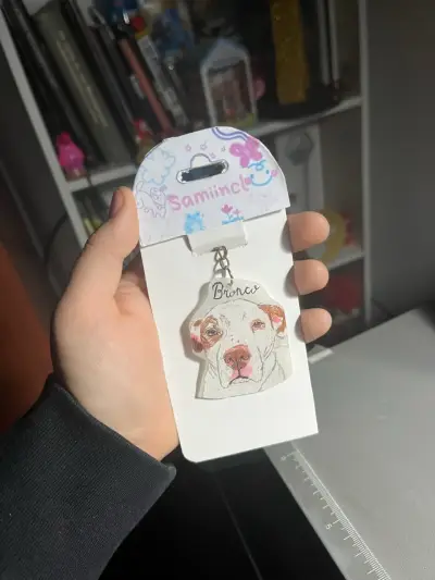 Llavero de perro personalizado - miniatura 1