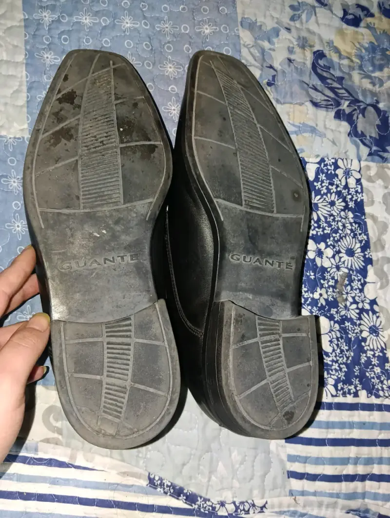 Zapatos Formales Negros Marca Guante Para Hombre - 2