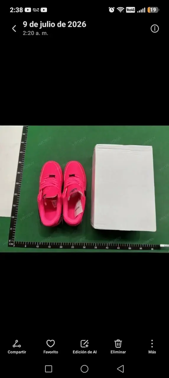 🔥 NIKE AIR FORCE 1 PINK BLAST ROSADAS  G5 - 4